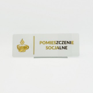 TABLICZKA POMIESZCZENIE SOCJALNE - 3D