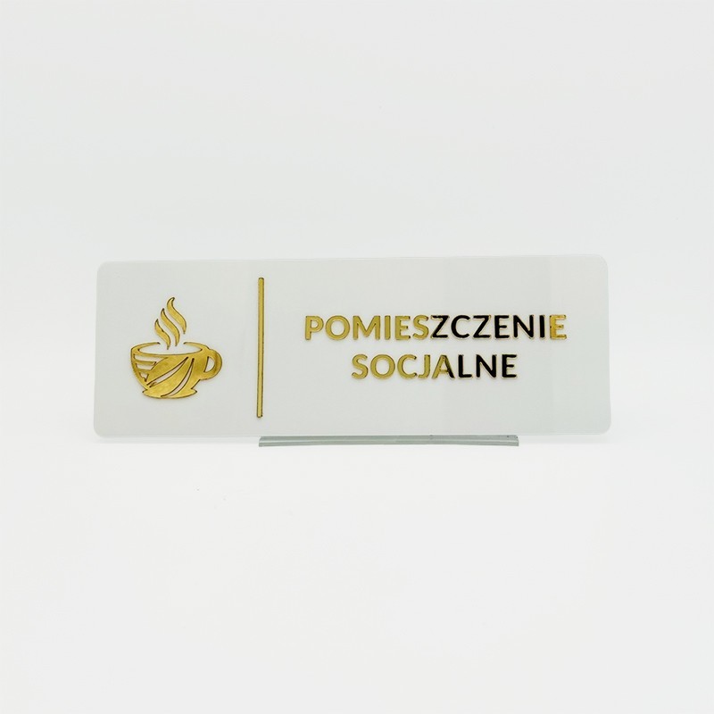 TABLICZKA POMIESZCZENIE SOCJALNE - 3D