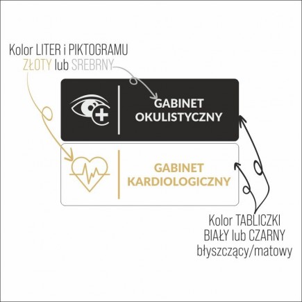 TABLICZKA GABINET STOMATOLOGICZNY - 3D