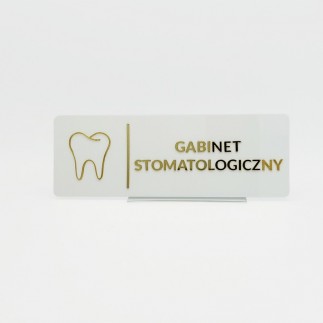 TABLICZKA GABINET STOMATOLOGICZNY - 3D