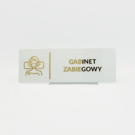 TABLICZKA GABINET ZABIEGOWY - 3D