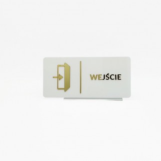 TABLICZKA WEJŚCIE - 3D