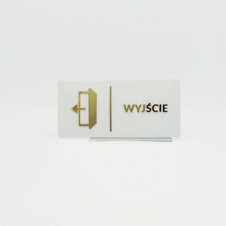 TABLICZKA WYJŚCIE - 3D