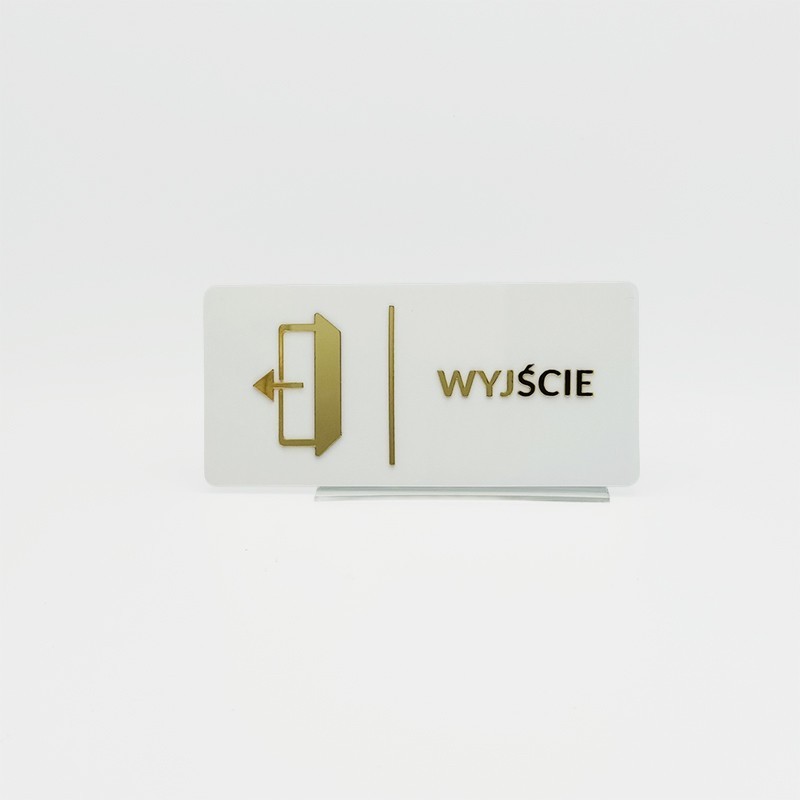 TABLICZKA WYJŚCIE - 3D