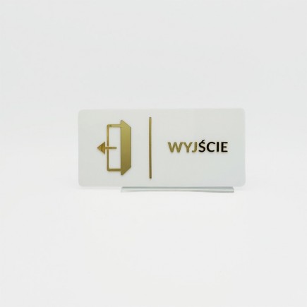 TABLICZKA WYJŚCIE - 3D