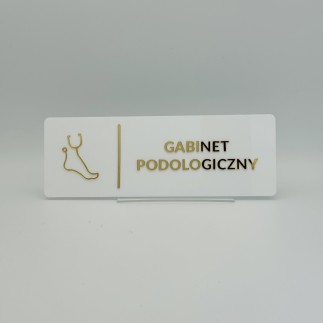 TABLICZKA GABINET PODOLOGICZNY - 3D