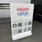 SCHILD MIT VIER QR-CODES A4