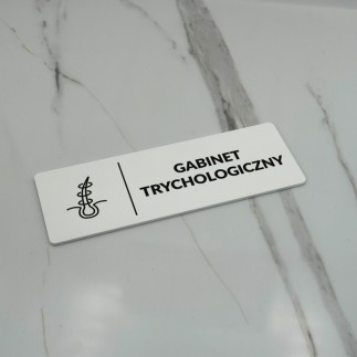 INFORMATIONSSCHILD TRICHOLOGISCHE PRAXIS